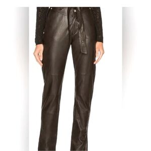 Authentic NWT Rag and Bone Leather Pants